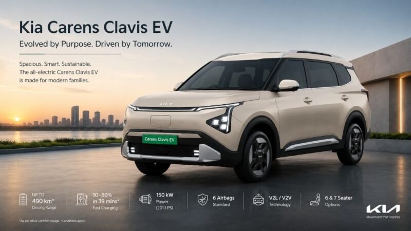 Kia Carens Clavis EV 2026 Combines Futuristic Electric Mobility With Premium Family Comfort