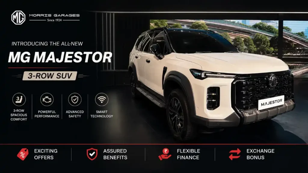 MG Majestor 3-Row SUV Price