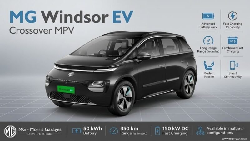 MG Windsor EV 2026 Redefines Best Premium Electric Driving with Futuristic Comfort